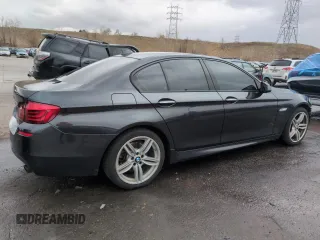 2013 BMW 5 Series 535i xDrive with VIN WBAFU7C50DDU69700, listed as a Copart auction lot 50922905 with 151,179 mi miles and Salvage Title. Bid and sale history available at carsss.com. Image 3.