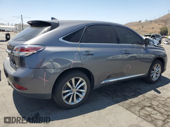 2015 Lexus RX 450h with VIN 2T2ZB1BA1FC001617, listed as a Copart auction lot 61766235 with 79,789 mi miles and Salvage title. Bid and sale history available at DreamBid. Image 3.