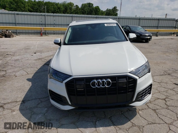 2024 Audi Q7 Premium Plus with VIN WA1LCBF71RD001839, listed as a Copart auction lot 56905244 with 8,832 mi miles and Salvage Title. Bid and sale history available at carsss.com. Image 5.