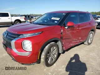2024 Mitsubishi Outlander ES z VIN JA4J3UA81RZ063635, wystawiony jako Copart lot #46426875 z przebiegiem 15 370 mil mil oraz Szkoda całkowita • Salvage title. Historia ofert i sprzedaży dostępna na DreamBid. Obrazek 1.