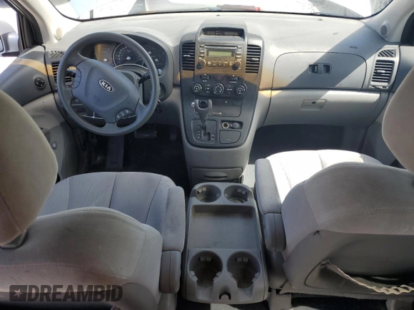2008 Kia Sedona LX with VIN KNDMB233986220663, listed as a Copart auction lot 54321825 with 125,504 mi miles and Salvage Title. Bid and sale history available at DreamBid. Image 8.