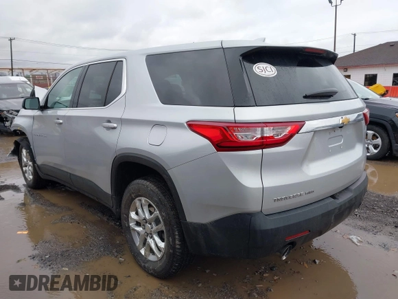 2020 Chevrolet Traverse LS with VIN 1GNEVFKW3LJ302044, listed as a IAAI auction lot 41211456 with 49,666 mi miles and . Bid and sale history available at DreamBid. Image 3.