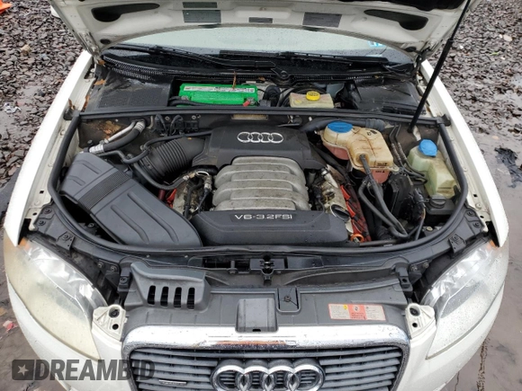2005 Audi A4 3.2L with VIN WAUDG68EX5A480689, listed as a Copart auction lot 84401384 with 129,019 mi miles and Salvage Title. Bid and sale history available at carsss.com. Image 11.