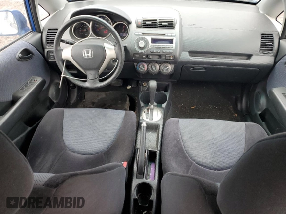 2008 Honda Fit with VIN JHMGD38438S065502, listed as a Copart auction lot 47936835 with 166,958 mi miles and Salvage Title. Bid and sale history available at carsss.com. Image 8.