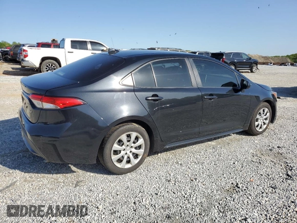 2020 Toyota Corolla LE with VIN JTDEPRAE5LJ093760, listed as a Copart auction lot 52483435 with 140,897 mi miles and Salvage Title. Bid and sale history available at DreamBid. Image 3.