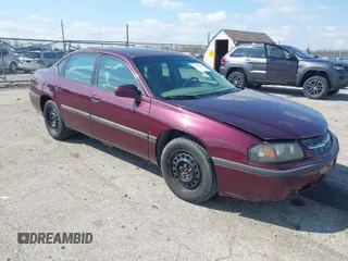 2003 Chevrolet Impala with VIN 2G1WF52E439427523, listed as a IAAI auction lot 42017652 with 153,687 mi miles and . Bid and sale history available at DreamBid. Image 1.