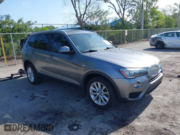 2015 BMW X3 xDrive28i with VIN 5UXWX9C50F0D53883, listed as a IAAI auction lot 42005760 with 127,339 mi miles and . Bid and sale history available at DreamBid. Image 1.