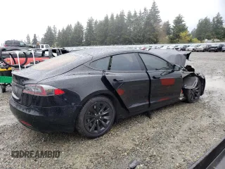 2016 Tesla Model S 70 with VIN 5YJSA1E16GF148517, listed as a Copart auction lot 52163195 with 179,172 mi miles and Salvage title. Bid and sale history available at DreamBid. Image 3.