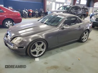 2003 Mercedes-Benz SLK 320 with VIN WDBKK65F83F280656, listed as a Copart auction lot 79158954 with 99,413 mi miles and Salvage title. Bid and sale history available at DreamBid. Image 1.