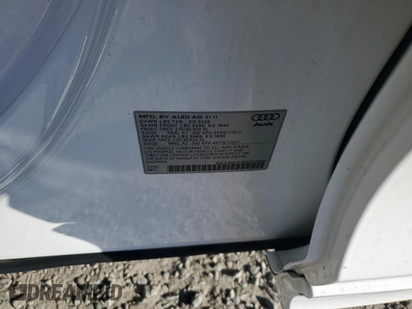 2011 Audi Q7 3.0L TDI Premium Plus with VIN WA1LMAFE3BD007069, listed as a Copart auction lot 89073775 with 118,085 mi miles and Clean Title. Bid and sale history available at carsss.com. Image 12.