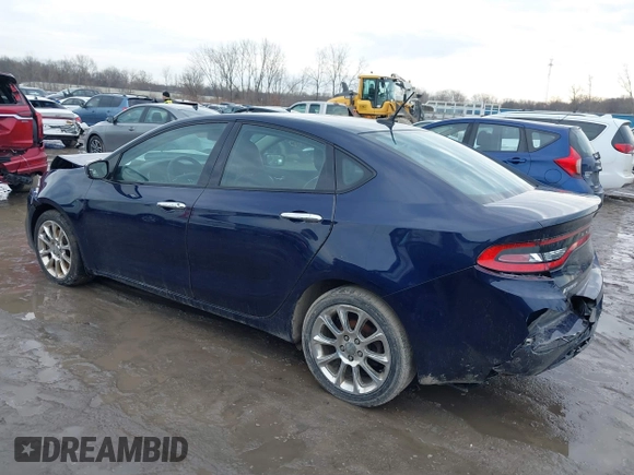 2015 Dodge Dart Limited with VIN 1C3CDFCB5FD142397, listed as a IAAI auction lot 41469465 with 115,195 mi miles. Bid and sale history available at carsss.com. Image 3.