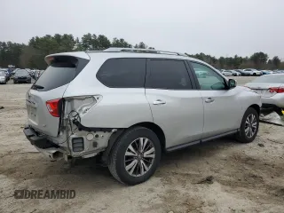 2017 Nissan Pathfinder Platinum with VIN 5N1DR2MN7HC670613, listed as a Copart auction lot 49794695 with 219,105 mi miles and Salvage Title. Bid and sale history available at carsss.com. Image 3.