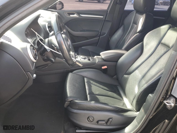 2017 Audi A3 Sedan Premium with VIN WAUAUGFF4H1060444, listed as a Copart auction lot 50250615 with 142,942 mi miles and Salvage Title. Bid and sale history available at carsss.com. Image 7.
