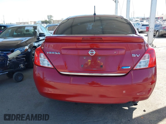 2014 Nissan Versa SV with VIN 3N1CN7AP5EL871556, listed as a IAAI auction lot 42022208 with 1 mi miles. Bid and sale history available at carsss.com. Image 16.