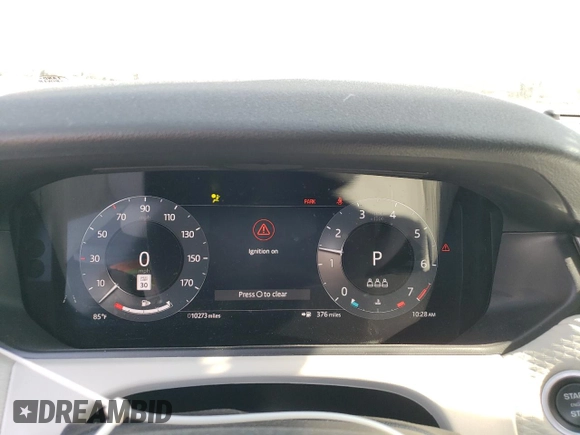 2023 Land Rover Range Rover Velar R-Dynamic S with VIN SALYT2EU6PA360100, listed as a Copart auction lot 69452434 with 10,273 mi miles and Salvage Title. Bid and sale history available at DreamBid. Image 9.