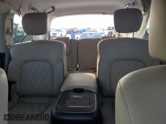 2023 Nissan Armada Platinum with VIN JN8AY2DA4P9404361, listed as a Copart auction lot 80467804 with 8,026 mi miles and Salvage Title. Bid and sale history available at carsss.com. Image 9.
