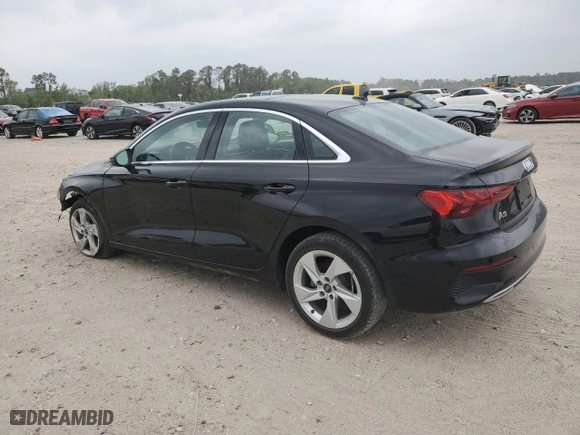 2024 Audi A3 Premium with VIN WAUAUDGY4RA044115, listed as a Copart auction lot 51687515 with 20,401 mi miles and Salvage Title. Bid and sale history available at carsss.com. Image 2.