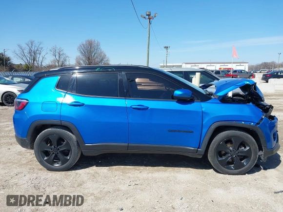 2021 Jeep Compass Altitude with VIN 3C4NJCBB0MT523322, listed as a IAAI auction lot 41989408 with 64,880 mi miles. Bid and sale history available at carsss.com. Image 13.