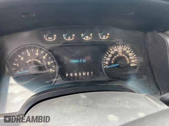2013 Ford F-150 XL with VIN 1FTEX1CM2DFC21544, listed as a Copart auction lot 55329995 with 176,836 mi miles and Clean Title. Bid and sale history available at carsss.com. Image 8.