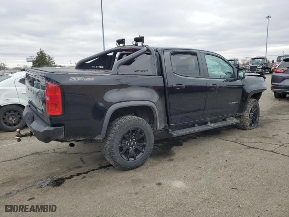 2022 Chevrolet Colorado 4WD ZR2 with VIN 1GCGTEEN7N1116854, listed as a Copart auction lot 47842595 with 56,967 mi miles and Salvage Title. Bid and sale history available at carsss.com. Image 3.