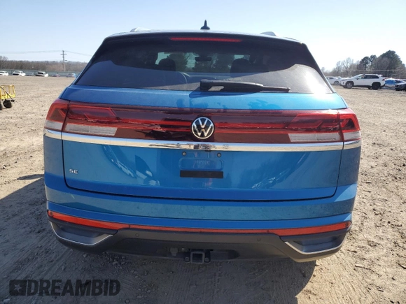 2024 Volkswagen Atlas SE with VIN 1V2JE2CA2RC210518, listed as a Copart auction lot 50130075 with 32,939 mi miles and Salvage title. Bid and sale history available at DreamBid. Image 6.