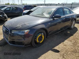2016 Audi A6 Premium Plus with VIN WAUFGAFC3GN191565, listed as a Copart auction lot 56167615 with 129,034 mi miles and Clean Title. Bid and sale history available at DreamBid. Image 1.