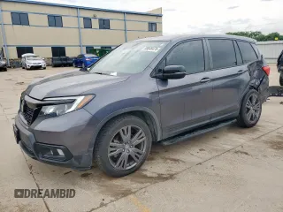 2021 Honda Passport EX-L z VIN 5FNYF7H59MB003187, wystawiony jako Copart lot #58648475 z przebiegiem 43 282 mil mil oraz Szkoda całkowita • Salvage title. Historia ofert i sprzedaży dostępna na DreamBid. Obrazek 1.