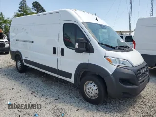 2023 Ram ProMaster Cargo with VIN 3C6LRVDG7PE524438, listed as a Copart auction lot 55186355 with 19,447 mi miles and Salvage Title. Bid and sale history available at carsss.com. Image 4.