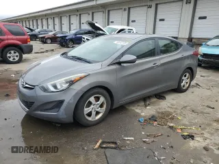 2014 Hyundai Elantra SE with VIN 5NPDH4AE7EH485100, listed as a Copart auction lot 49442135 with 151,160 mi miles and Salvage title. Bid and sale history available at DreamBid. Image 1.