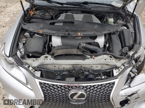 2014 Lexus IS 350 with VIN JTHBE1D20E5010273, listed as a Copart auction lot 43520715 with 197,604 mi miles and Salvage Title. Bid and sale history available at carsss.com. Image 13.