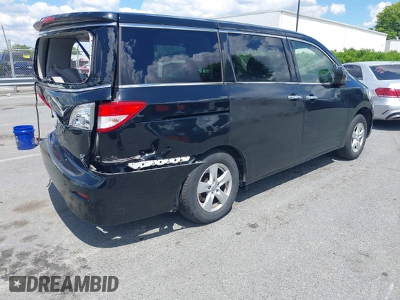 2015 Nissan Quest SV z VIN JN8AE2KP9F9124482, wystawiony jako IAAI lot #42195908 z przebiegiem 122 769 mil mil oraz . Historia ofert i sprzedaży dostępna na DreamBid. Obrazek 4.