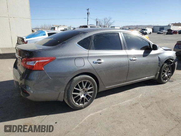 2017 Nissan Sentra SV with VIN 3N1AB7AP3HL654723, listed as a Copart auction lot 48437835 with 117,270 mi miles and Salvage Title. Bid and sale history available at carsss.com. Image 3.