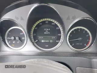 2011 Mercedes-Benz C 300 Sport with VIN WDDGF8BB0BR133565, listed as a IAAI auction lot 41564508 with 88,474 mi miles and . Bid and sale history available at DreamBid. Image 7.