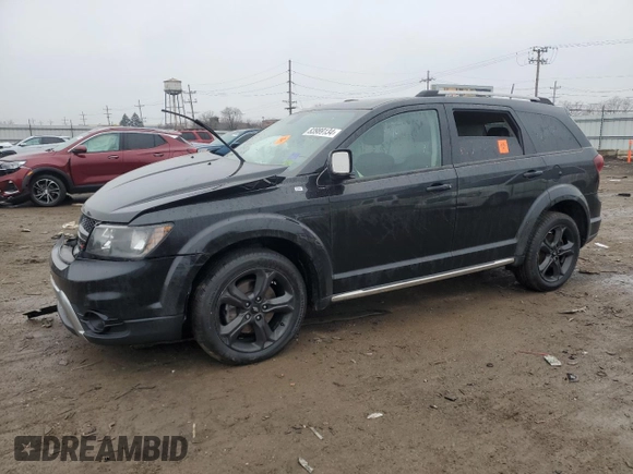 2019 Dodge Journey Crossroad with VIN 3C4PDCGB2KT803118, listed as a Copart auction lot 83989134 with 59,996 mi miles and Salvage Title. Bid and sale history available at DreamBid. Image 1.