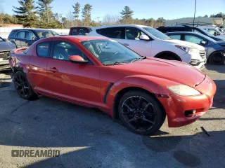 2004 Mazda RX-8 with VIN JM1FE173240116713, listed as a Copart auction lot 87615985 with 118,093 mi miles and Salvage Title. Bid and sale history available at carsss.com. Image 4.