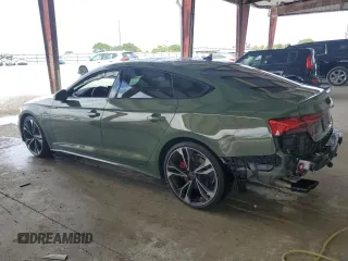 2023 Audi S5 Sportback Premium Plus z VIN WAUC4CF58PA066111, wystawiony jako Copart lot #48360585 z przebiegiem 19 184 mil mil oraz Nie do naprawy • Non repairable. Historia ofert i sprzedaży dostępna na DreamBid. Obrazek 2.