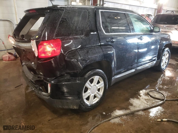2016 GMC Terrain SLE with VIN 2GKFLSEKXG6207167, listed as a Copart auction lot 44341655 with 144,568 mi miles and Salvage Title. Bid and sale history available at carsss.com. Image 3.