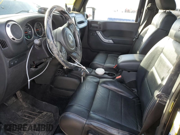 2012 Jeep Wrangler Unlimited Rubicon with VIN 1C4HJWFG2CL260944, listed as a Copart auction lot 43463685 with 151,979 mi miles and Salvage title. Bid and sale history available at DreamBid. Image 7.