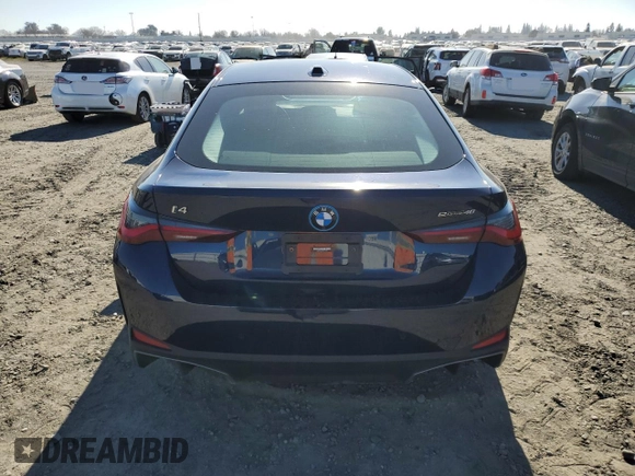 2023 BMW i4 eDrive40 z VIN WBY73AW04PFN76960, wystawiony jako Copart lot #89221195 z przebiegiem 20 365 mil mil oraz Szkoda całkowita • Salvage title. Historia ofert i sprzedaży dostępna na DreamBid. Obrazek 6.