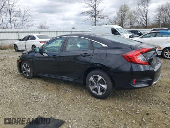 2020 Honda Civic LX with VIN 2HGFC2F67LH564920, listed as a Copart auction lot 51044585 with 42,003 mi miles and Salvage Title. Bid and sale history available at DreamBid. Image 2.