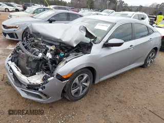 2021 Honda Civic Sedan LX with VIN 2HGFC2F62MH501225, listed as a IAAI auction lot 41206918 with 115,456 mi miles. Bid and sale history available at carsss.com. Image 2.