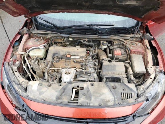 2019 Honda Civic LX with VIN 19XFC2F66KE041011, listed as a Copart auction lot 88009095 with 95,766 mi miles and Salvage Title. Bid and sale history available at DreamBid. Image 11.
