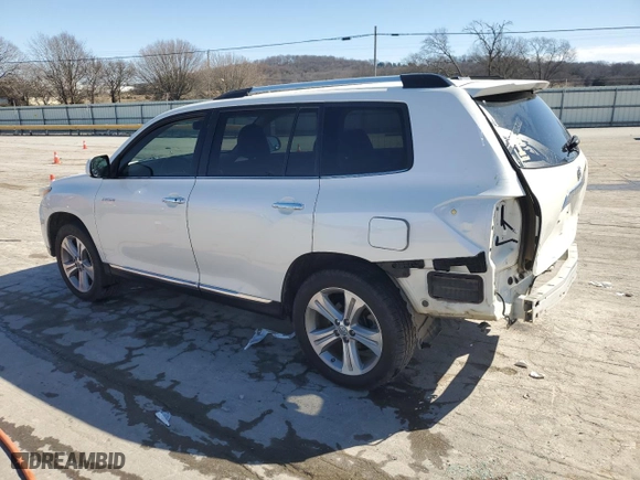 2012 Toyota Highlander Limited with VIN 5TDYK3EH1CS065471, listed as a Copart auction lot 48191555 with 177,469 mi miles and Salvage Title. Bid and sale history available at carsss.com. Image 2.