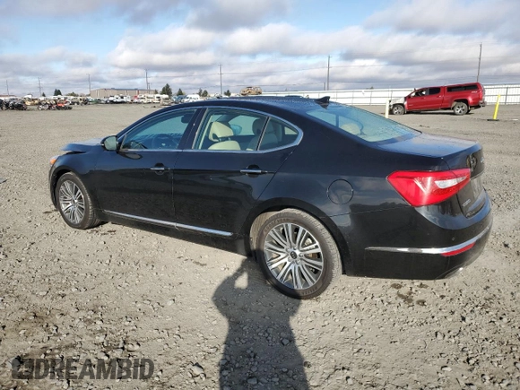 2016 Kia Cadenza Premium with VIN KNALN4D70G5201159, listed as a Copart auction lot 77439264 with 109,934 mi miles and Salvage Title. Bid and sale history available at carsss.com. Image 2.