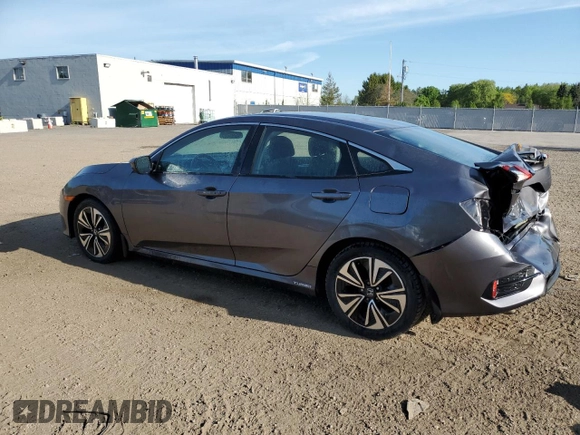 2016 Honda Civic EX-T with VIN 2HGFC1F44GH114785, listed as a Copart auction lot 57383755 with 168,529 mi miles and Salvage title. Bid and sale history available at DreamBid. Image 2.