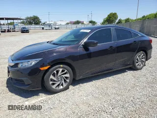 2017 Honda Civic EX z VIN 2HGFC2F72HH524891, wystawiony jako Copart lot #58007335 z przebiegiem 35 881 mil mil oraz Szkoda całkowita • Salvage title. Historia ofert i sprzedaży dostępna na DreamBid. Obrazek 1.