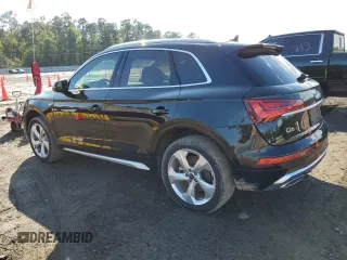 2023 Audi Q5 S line Premium Plus with VIN WA1EABFY8P2069068, listed as a Copart auction lot 80244404 with 15,253 mi miles and Salvage Title. Bid and sale history available at DreamBid. Image 2.
