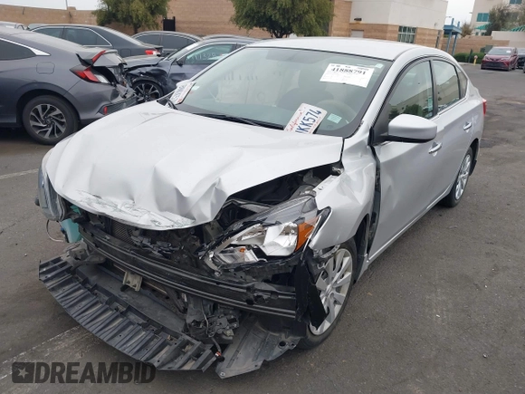 2019 Nissan Sentra SR with VIN 3N1AB7AP7KY452896, listed as a IAAI auction lot 41888791 with 45,606 mi miles and . Bid and sale history available at DreamBid. Image 19.