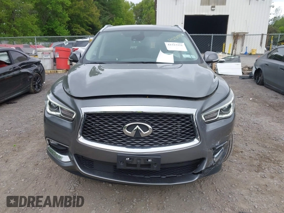 2020 Infiniti QX60 Luxe with VIN 5N1DL0MM1LC537478, listed as a IAAI auction lot 42323321 with 51,464 mi miles and . Bid and sale history available at DreamBid. Image 12.