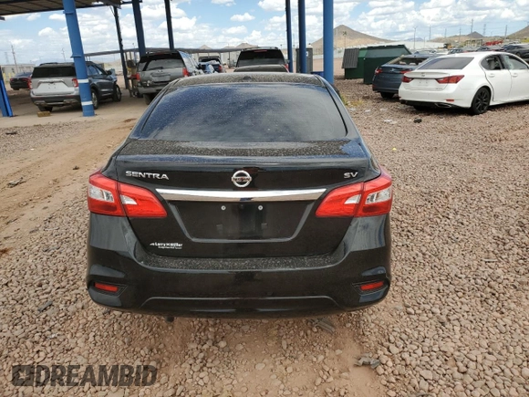 2019 Nissan Sentra SV with VIN 3N1AB7AP4KY453486, listed as a Copart auction lot 53346395 with Not Provided miles and Salvage Title. Bid and sale history available at DreamBid. Image 6.